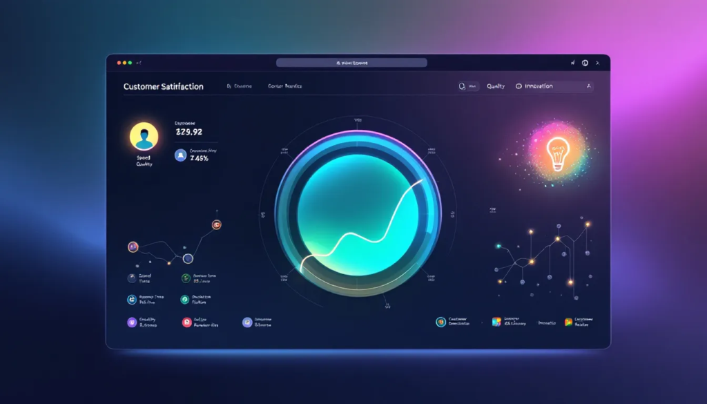 A technological setup aimed at meeting customer expectations.